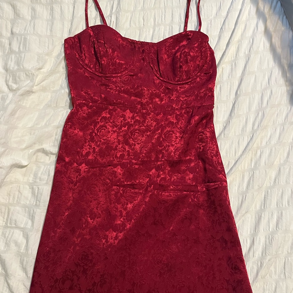 Princess Polly Deep Red Dress